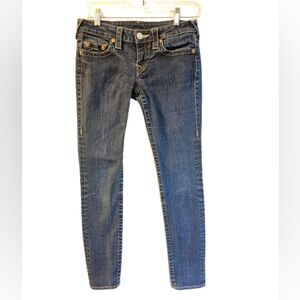 True Religion Blue Skinny Jeans Classic Style